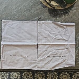 2 Ermanno Scervino Gray Dust Bags, Medium Size